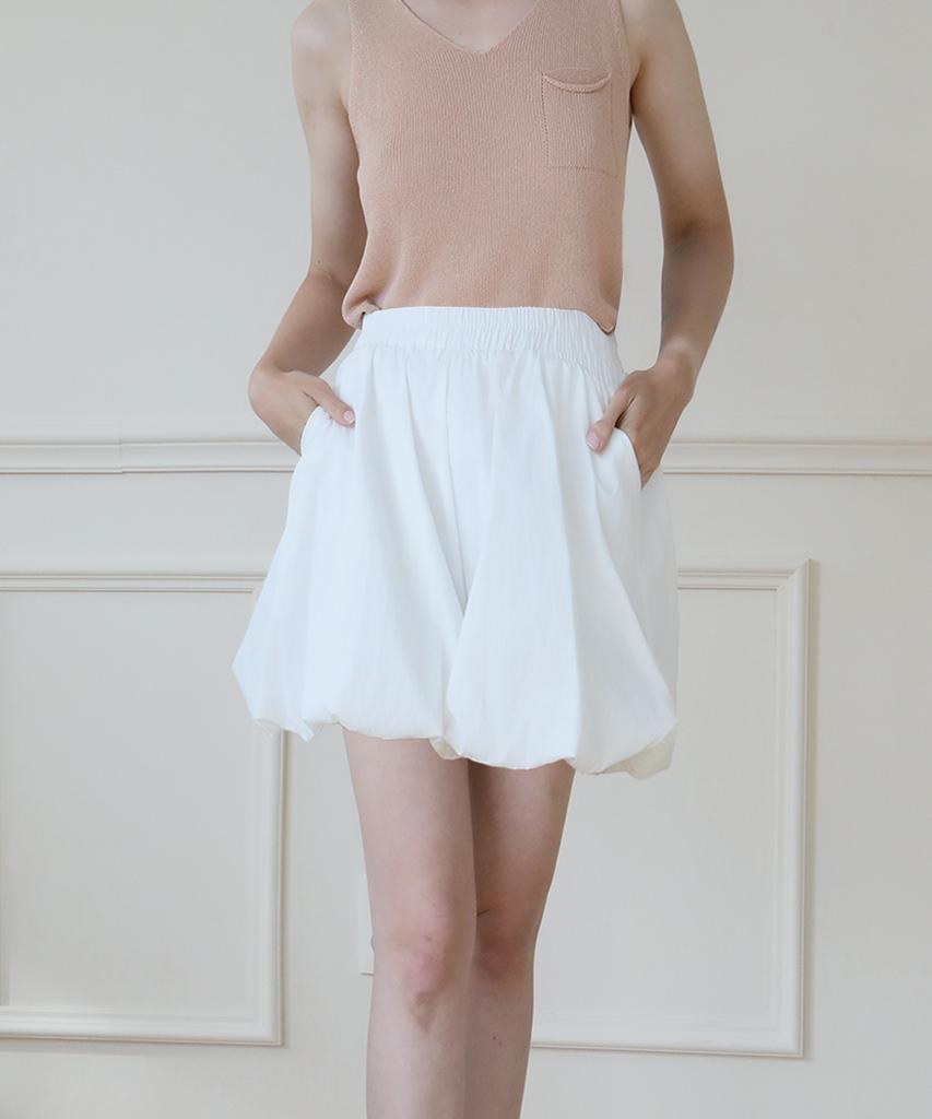 Keulleiseu Balloon Point Shorts_Black