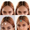 High-end Fashion Pearl Tassel Head Chain with Multi-layer Sequins for Women