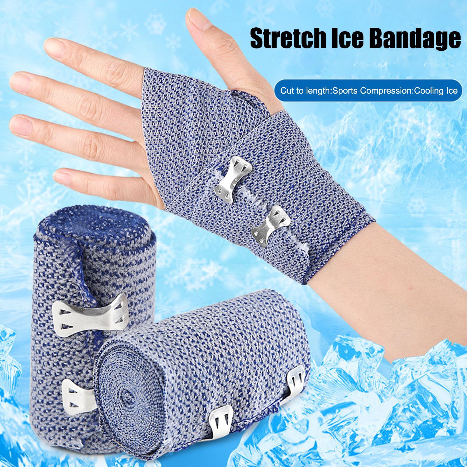 

Ice Bandage For Knee Muscle Recovery Cooling Compress Bandage Ice Compress Wraps With Elasticity For Teens Youth Women Girls CN