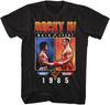 Rocky IV Film Evento Principale Rocky VS Drago 1985 Poster Maglietta a Maniche Corte per Adulti T-shirt Grafica T-shirt Unisex