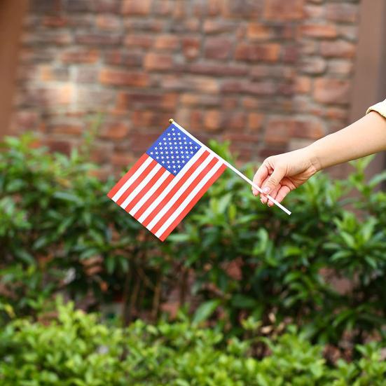 1/5/24Pcs Independence Day Glasses Flag Red Striped White Blue Star Set Pattern Shutter Glasses