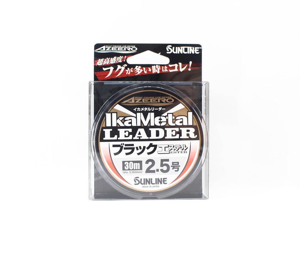 Sunline Ester Leader Ika Metal Black 30m #2.5 10lb 0.26mm (4332)