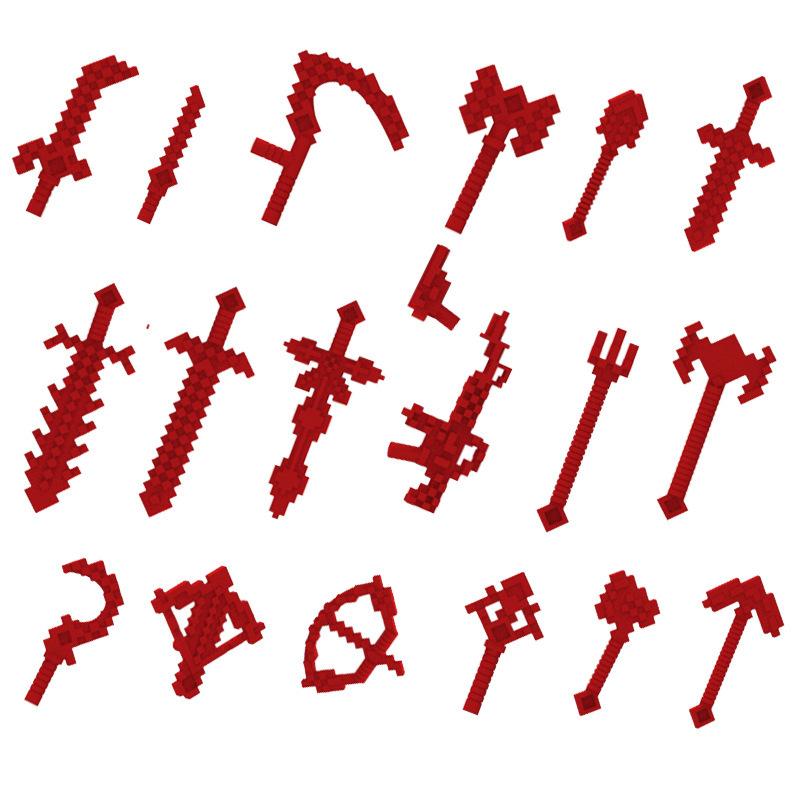 Toy, Weapon, Equipment Accessories, 8-color Mechanism, Cave Toy, 152pc