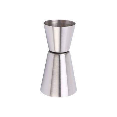Double Jigger Single Double Shot Drink Spirit Measure Round Rim and Thin Waist Shot Measure Jigger Cocktail Measuring Jigger