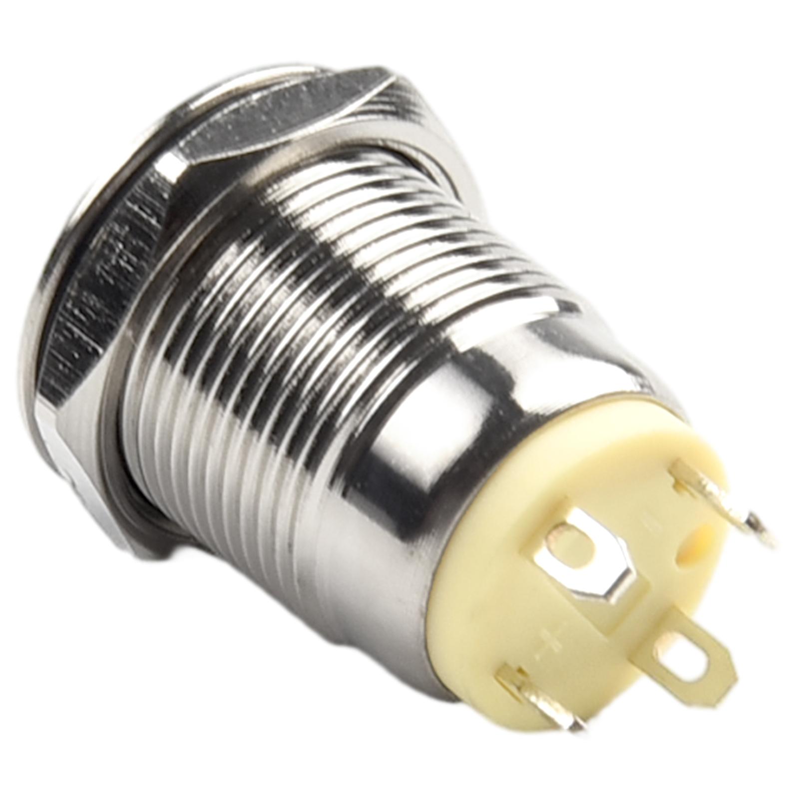 

Перемикач кнопки живлення DIY Equipment Flat Head/high Head Green жовтий