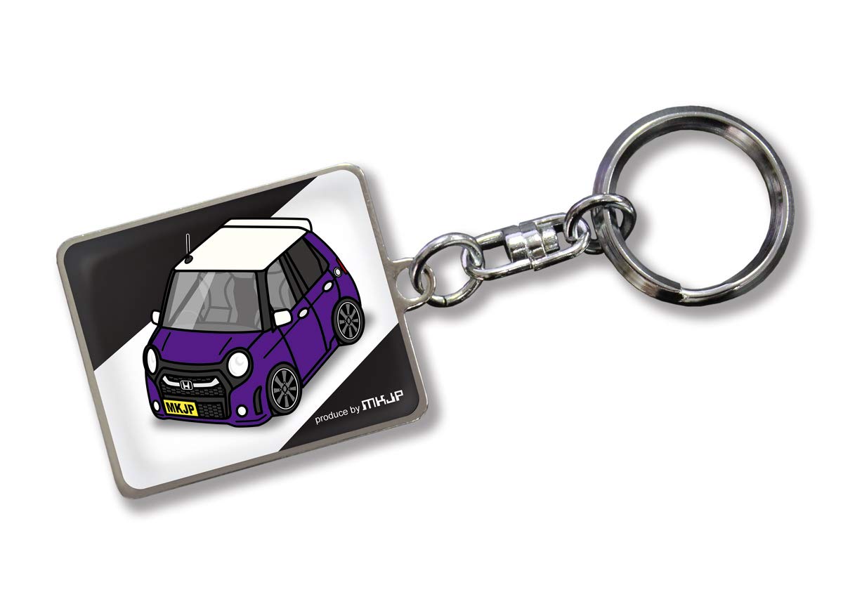 

MKJP Кастомный брелок Honda Modulo X JG1 2 Черный автомобиль Фиолетовый Базовый цвет N-ONE фиолетовый