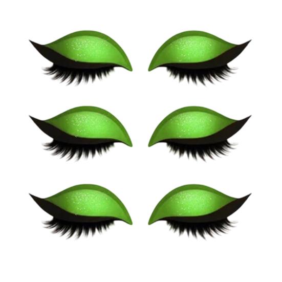 1/2/3/4/5 Pairs Lazy Eye Shadow Eyelash Patch 2-in-1 Eyeshadow Eyelashes Makeup Stickers
