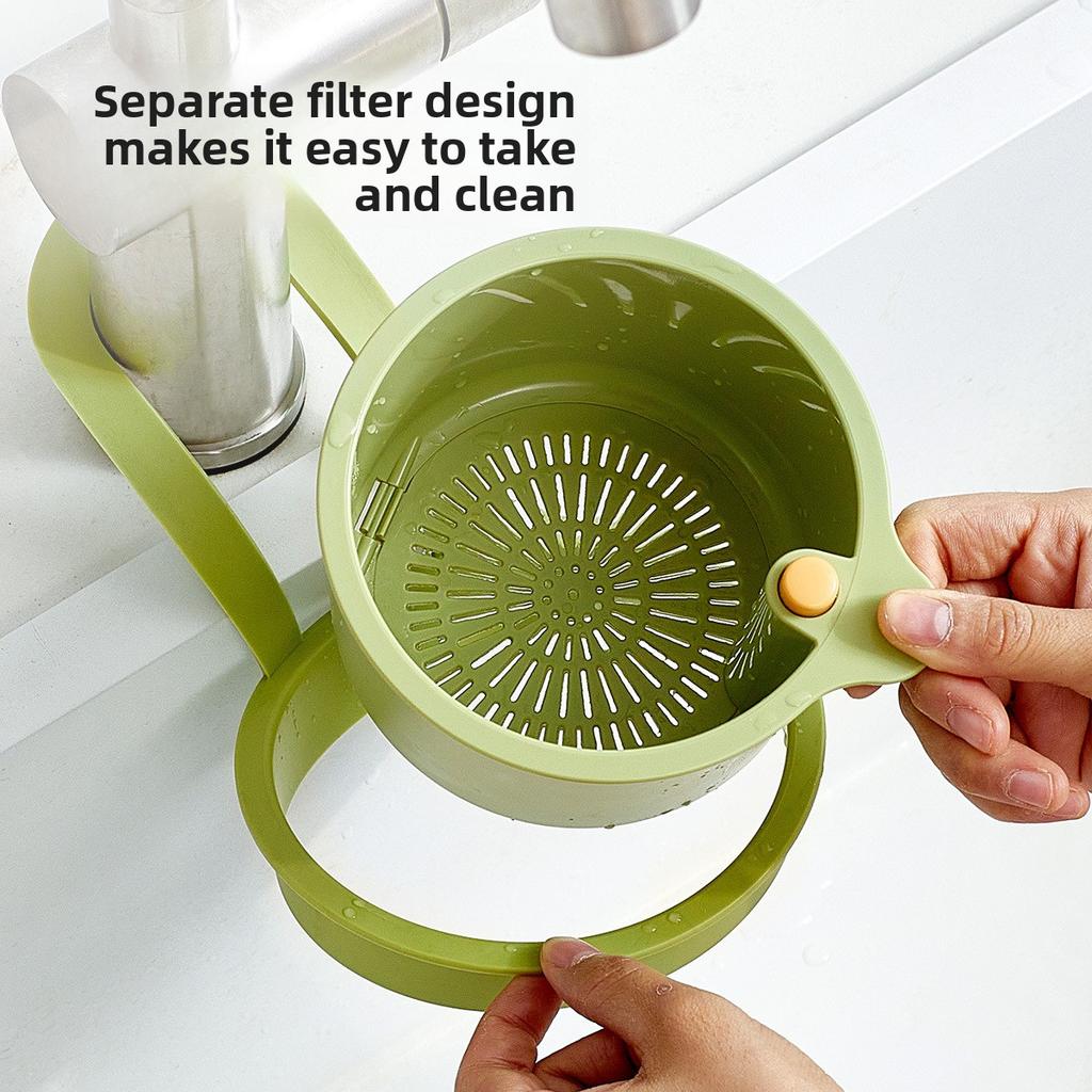 Kreativní závěsný cedník do dřezu Otevíratelné dno Odnímatelný kuchyňský filtr na odpadky Multifunkční Rychle odvádí vodu