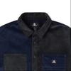 Converse Colorblock Corduroy Shirt Asia Sizing 'Navy Black' Men's 10023519-A02