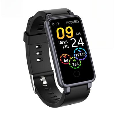 C2plus Smart Armband Wasserdicht Großer Akku Bluetooth Schrittzähler Herzfrequenz Blutdruck Blutsauerstoff Musik Wetter Sportarmband
