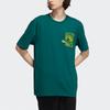 Adidas Originals X Disney Manga Tee 1 Loose Fit Sports Short Sleeve T-Shirt Men Tops Forest-Green HD9074