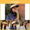 Elegant Widebrim Womens Straw Hat For Sun Protection And Uv Shield