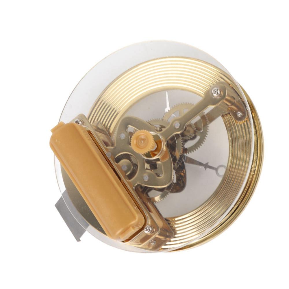 Round Shape Built in Clock Insert Metal Construction Clock Accessories  Home Decoration
