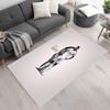 Star Player Kylian Mbappé Floor Mat Suitable for Playrooms Foyer Kitchen Living Rooms Antislip Carpet Anime Office Decor Wedding Party Gift