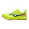 SAUCONY Peregrine 14 Multifunctional Professional Trail Running Shoes Men Sneakers Fluorescent-Green Blue S20916-220