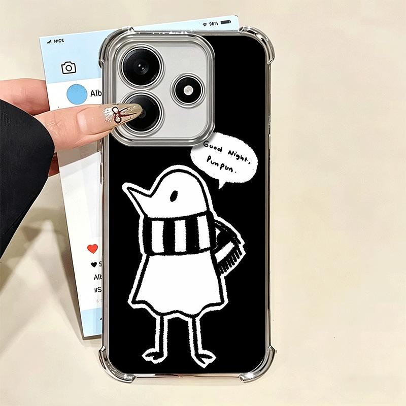 Oyasumi Punpun Anime Soft Phone Case For Xiaomi Redmi Note 14 15 Pro Plus 13 12 11S 11T 5G 10 9S 9 Plating Anti-Fall Fundas