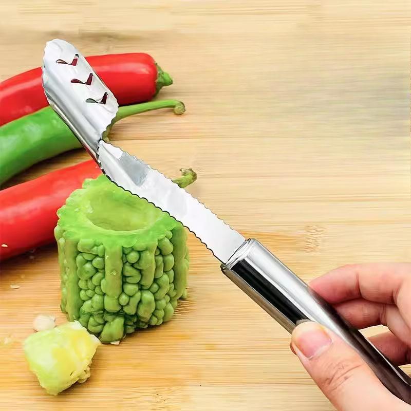 Stainless Steel Chili Core Remover Household Core Remover Bitter Gourd Core Removal Green Pepper Seed Removal