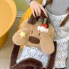 Kawaii Dog Crossbody Bag Lovely Stuffed Animal School Bag Cute Puppy Plush Handbag  Outdoor