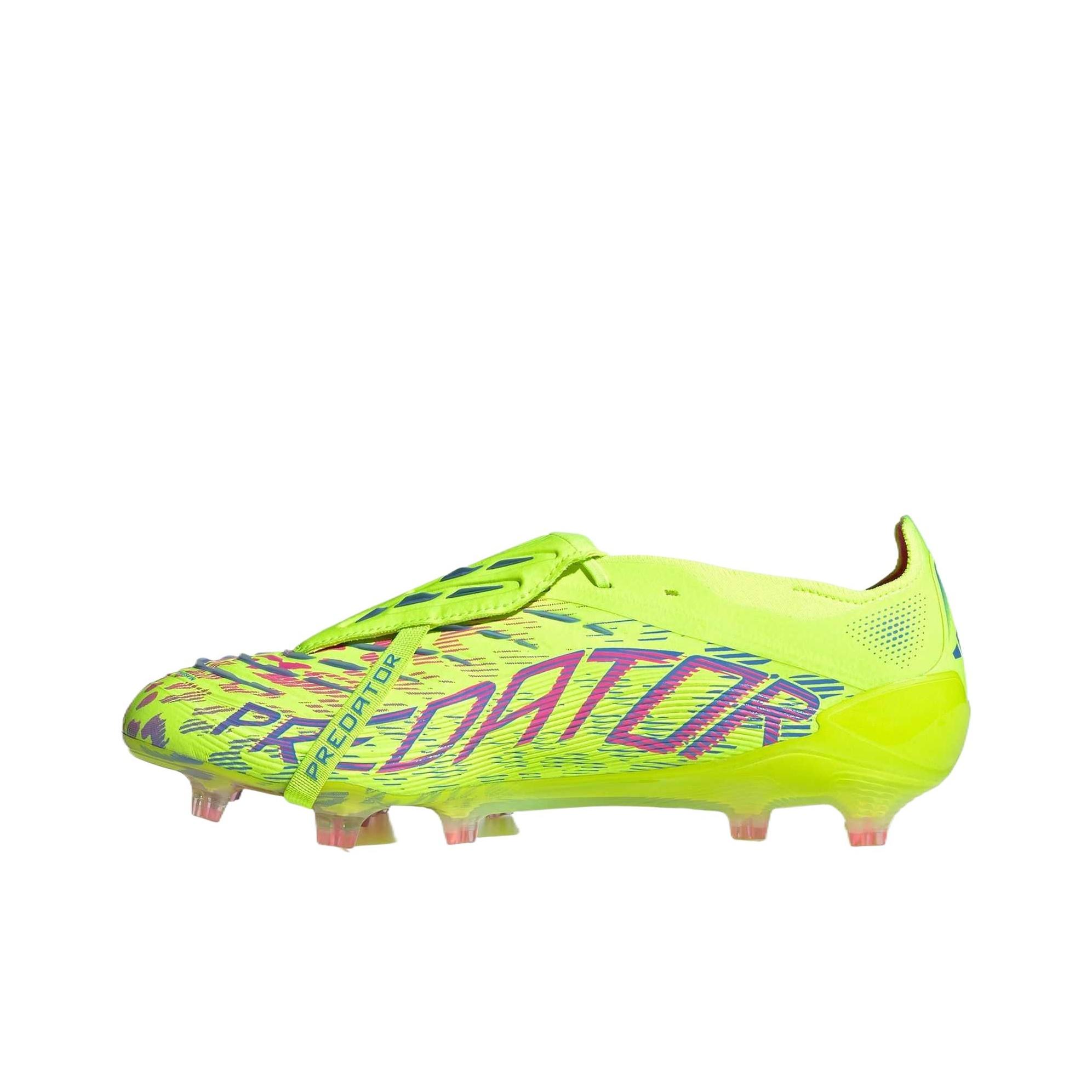 Adidas Кроссовки Predator Elite Foldover Tongue FG Mystic Victory Pack Unisex Lucid-Lemon Lucid-Pink Blue-Fusion JH6421 42