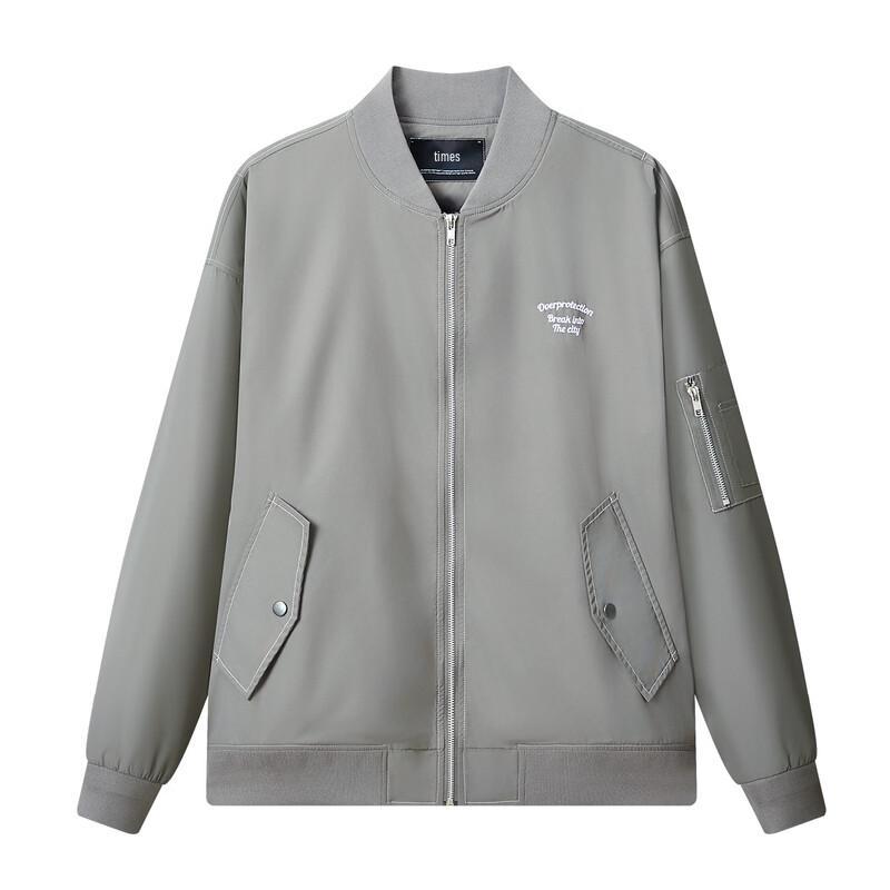 OVERPROTECTION Men's Baseball Collar Casual Jacket
