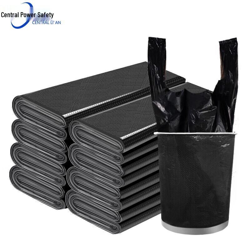 Thickened Black Vest Style Garbage Bags