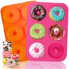 Silicone Baking Pan For Pastry Donuts Silicon Form Doughnut Mould DIY Cake Chocolate Dessert Bakery Tools 6 Full-Size Doughnuts
