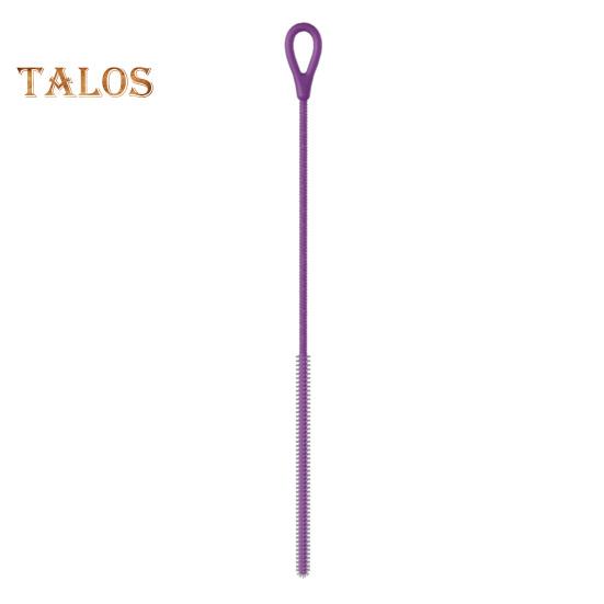 2-teiliges Silikon-Strohhalmbürsten-Set, Tiefenreinigungskraft, lebensmittelechte Milchtee-Fleckenentfernerbürste, rutschfester Griff, Strohhalm-Reinigungswerkzeug