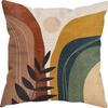 Abstract Pillowcase Sunset Sunrise Line Modern Art Minimalist Living Room Sofa Bay Window Pillow Geometry