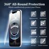 [2+1+2 PACK] iPhone 16e Back Screen Protector+2 Pack Front Screen Protector and Camera Lens Protector, 9H Hardness, Ultra HD, Anti-Scratch