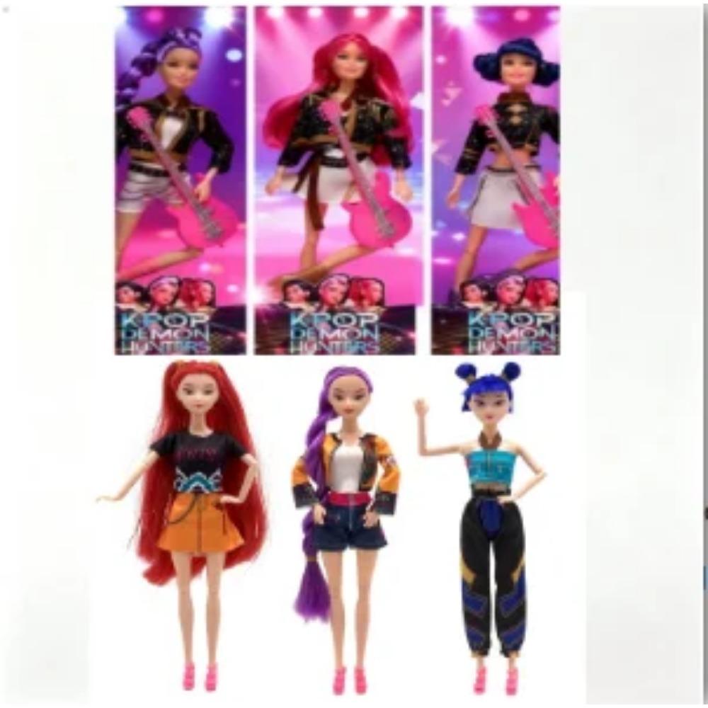 30NEW Doll Toys Kpop Demon Hunters Action Figure Toy Rumi Mira Zoey Beautiful Princess Baby Girl Dolls Plastic DIY Toy for Girls