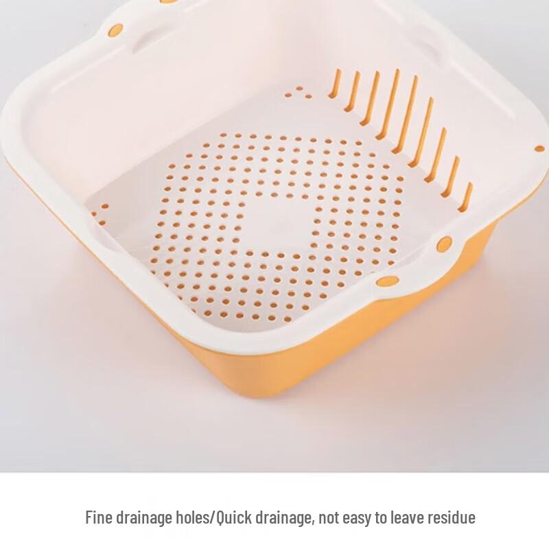 Kameliie Doppelschicht Abtropfkorb Set