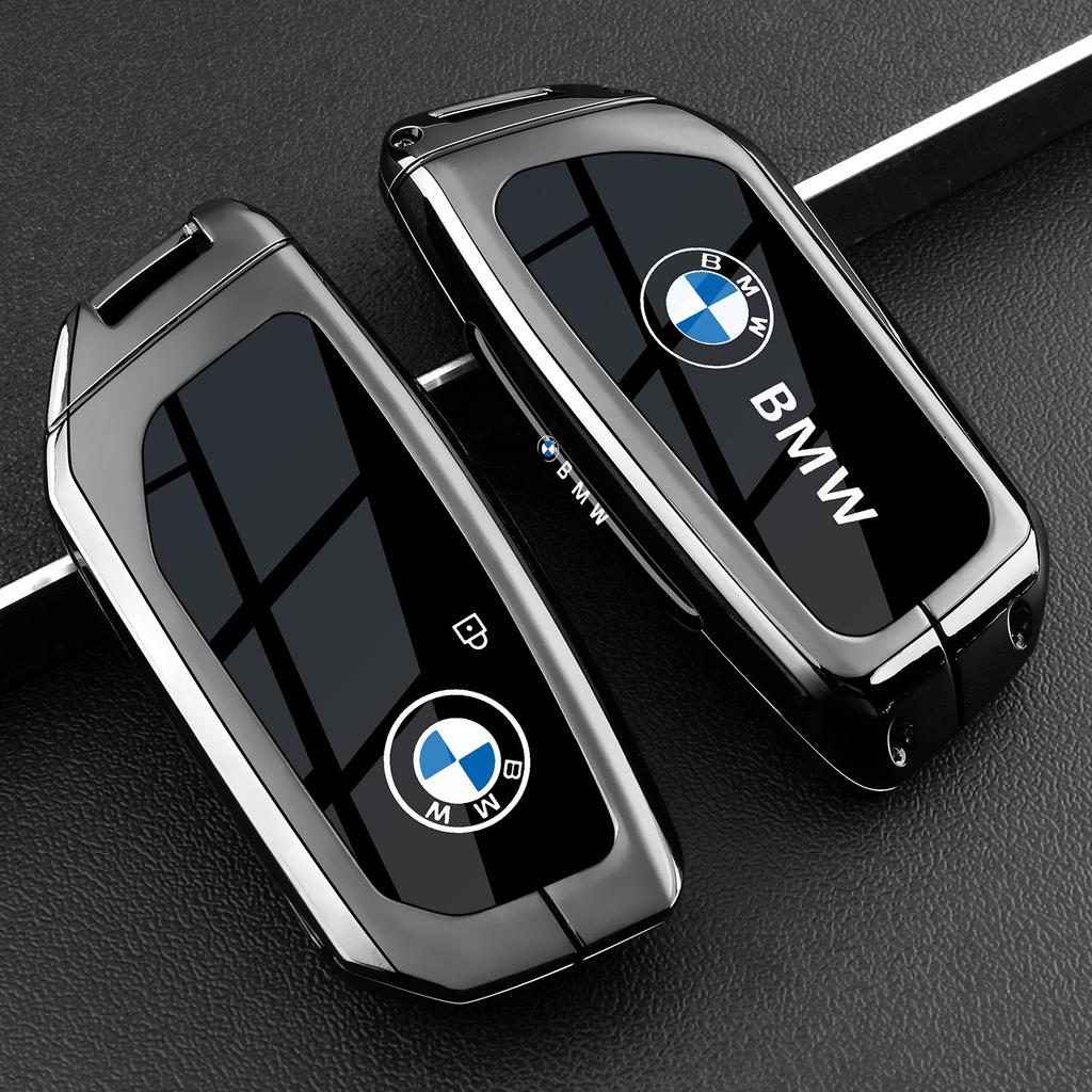 Suitable for 2026 BMW 5 Series 530 Car Key Case, 26 BMW 5 Series 525li Card NFC Special Metal Buckle Shell UQ9
