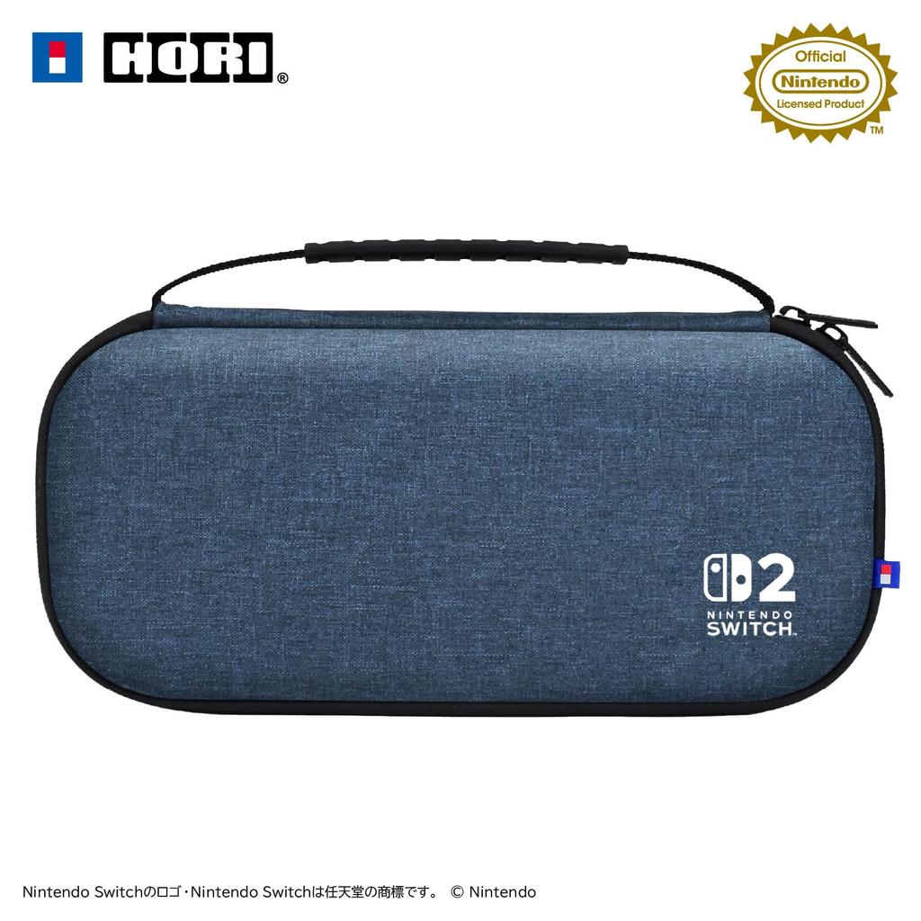 Licensed Slim Hard Pouch Plus for Nintendo 2 Indigo Blue Switch 2 [Nintendo Product] Switch™ [For Only]