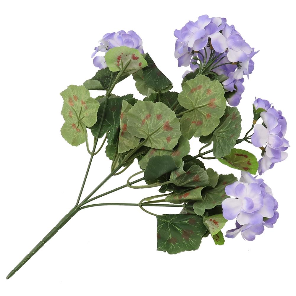 Sztuczne Geranium Czerwone Różowe Kwiaty Do Wystroju Domu Dekoracje Ślubne DIY Craft Girlanda Prezent Akcesoria