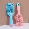 Massage Comb Curly Hair Styling Hair Comb Fluffy Plastic Hair Comb, Large Curved Comb Rib Comb
