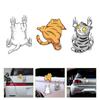 3pcs Creative 3 Sheets Practical Cat Car Sticker Cat Vehicle Stickers Car Supplies Car Decals