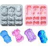 Non-Stick Racing Car Shape Cake Pan Silicone Racing Car Shape Baking Molds  for Gummy Making