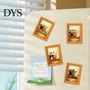 Cute Pumpkin Spooky Ornaments Wooden Black Cat Fridge Magnet, Seasonal Cartoon Kitchen Bathroom Decor, Fall Decor Theme Photo Frame Magnets, Fun Home