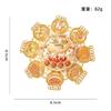 Guangzhou Merchandise Metal Refrigerator Sticker Tile Small Waist Travel Souvenirs Scenic Gifts Gourmet Rotating Refrigerator Sticker