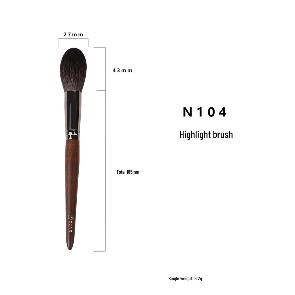 26-Piece Professional Makeup Brush Set: High-End Brushes for Loose Powder, Blush, and Foundation.