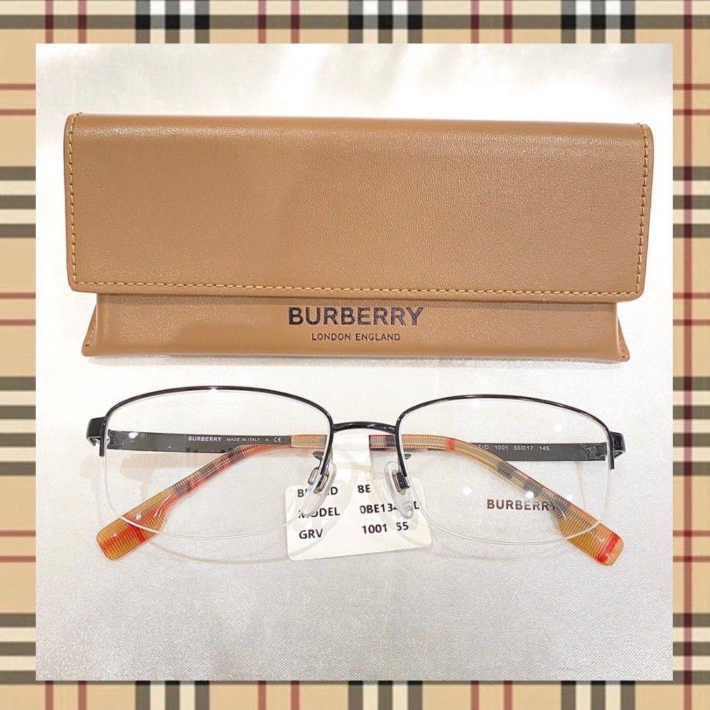 Used [New and unused] Burberry BURBERRY Glasses Eyewear B 1342-T-D 1001 Burberry Plaid Pattern
