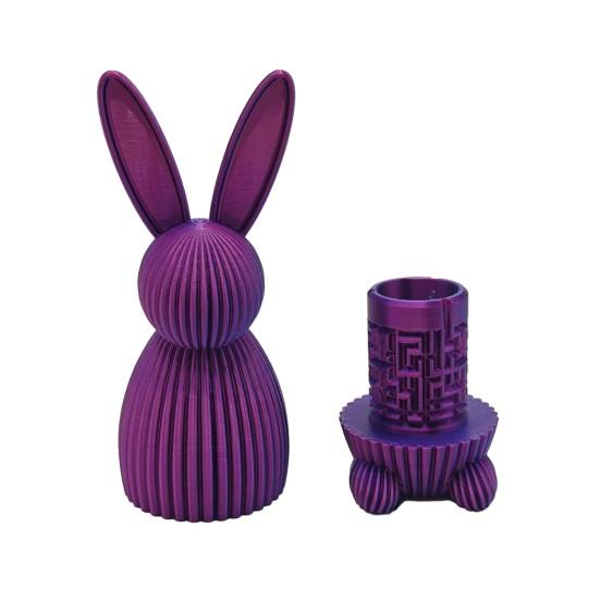 

3D Printed Rabbit Figurine with Hidden Compartment Bunny Shaped Maze Gift Box Educational Stress Relief Puzzle Animal Easter