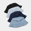 ins big eaves denim bucket hat women's spring and summer face covering sun hat outdoor sunscreen sunshade basin hat