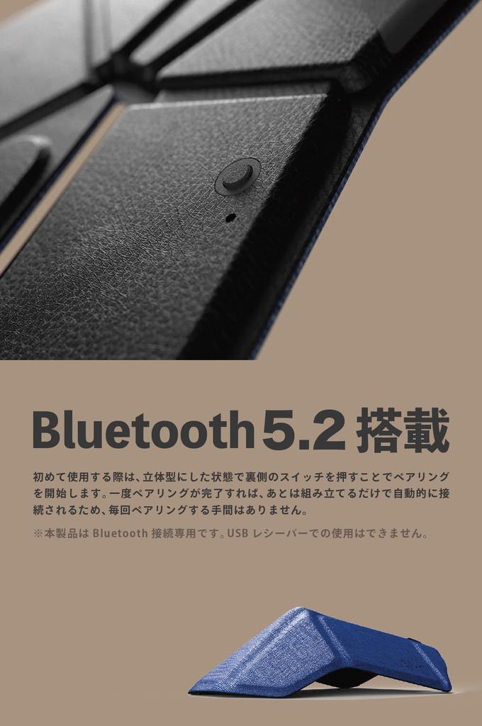 OriMouse Foldable Wireless Bluetooth Patented myAir.0 Mouse, Portable, Connectivity, Ultra-Thin, Lightweight, Quiet, Type-C Rechargeable, (Black