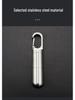 Stainless Steel Waterproof Pill Bottle Keychain - Portable Multi-Compartment EDC Storage.