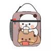 Bubu Dudu Cartoon Panda Bears Insulated Lunch Bag for Women Children Leakproof Food Boxes Thermal Lunch Box Tote