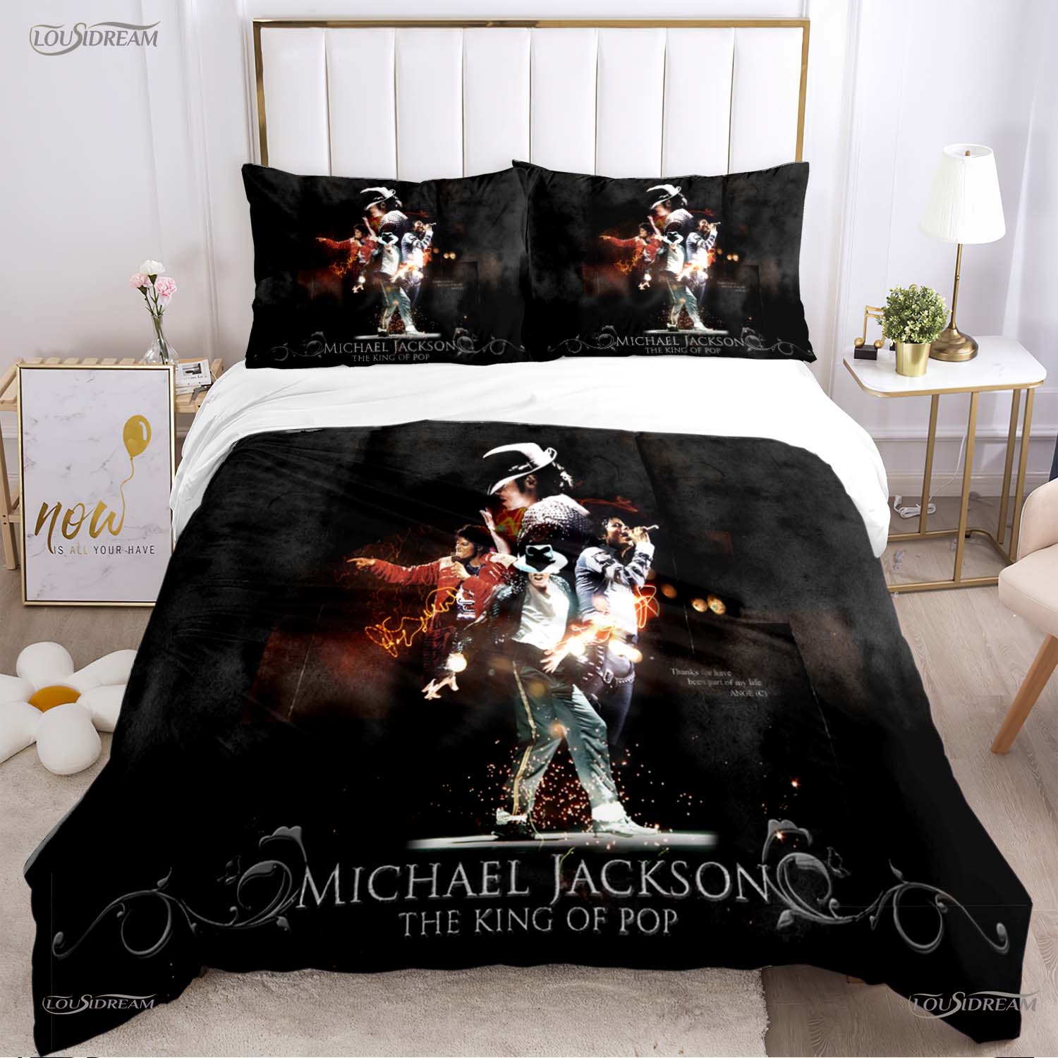 

Майкл Джексон Касал Всесезонный Пододеяльник Одеяло Постельный Комплект Мягкий Чехол для Одеяла и Наволочки Мальчик Односпальный/Двуспальный/Квинсайз/Кингсайз EU Twin 135x200cm