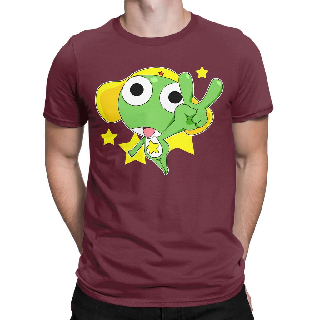 Cute Sgt Frog Keroro Comedy Anime T Shirt Men Women 100 Cotton TShirts Round Neck  Tees Short Sleeve Clothing Gift Idea
