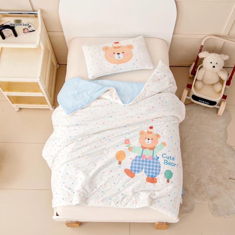 Class A Summer Kindergarten Nap Quilt: Washable, Thin, and Breathable for Air Conditioning
