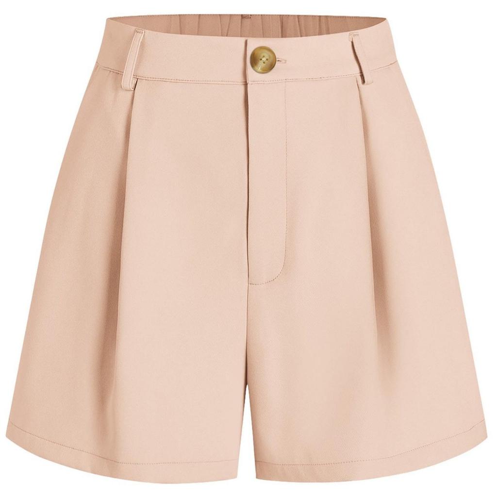 Summer Women's Loose Shorts, Women's Casual Daily Wide-leg Pants, Women's High-waist Blazer Shorts